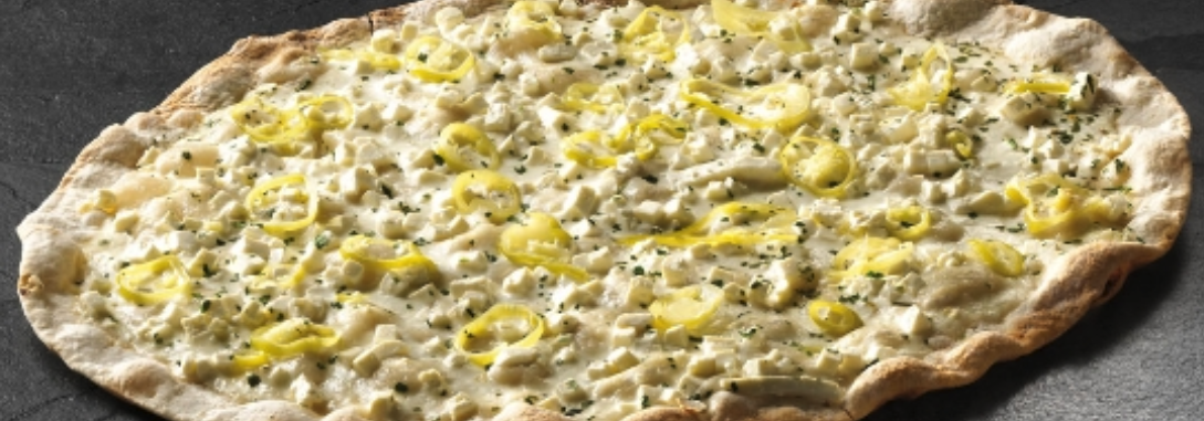 Flammkuchen Griechischer Art