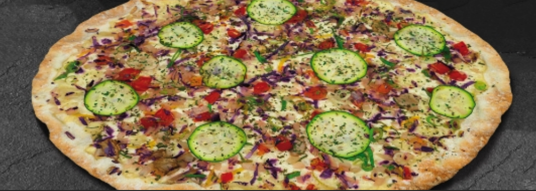 Flammkuchen Vegan mit 7 Gemüsesorten
